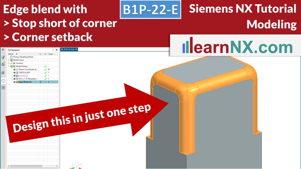 Free Online Turorial Modeling With Siemens NX