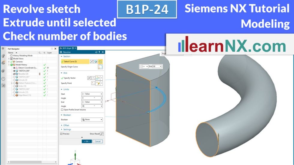 Free Online Turorial Modeling With Siemens NX