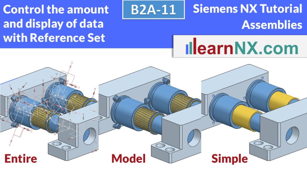 Siemens NX Tutorial | How to use Reference Set in NX