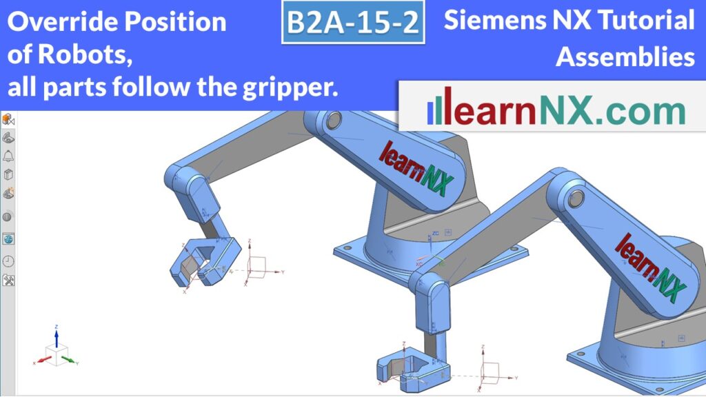 Siemens NX Tutorial | Override Position of Robots