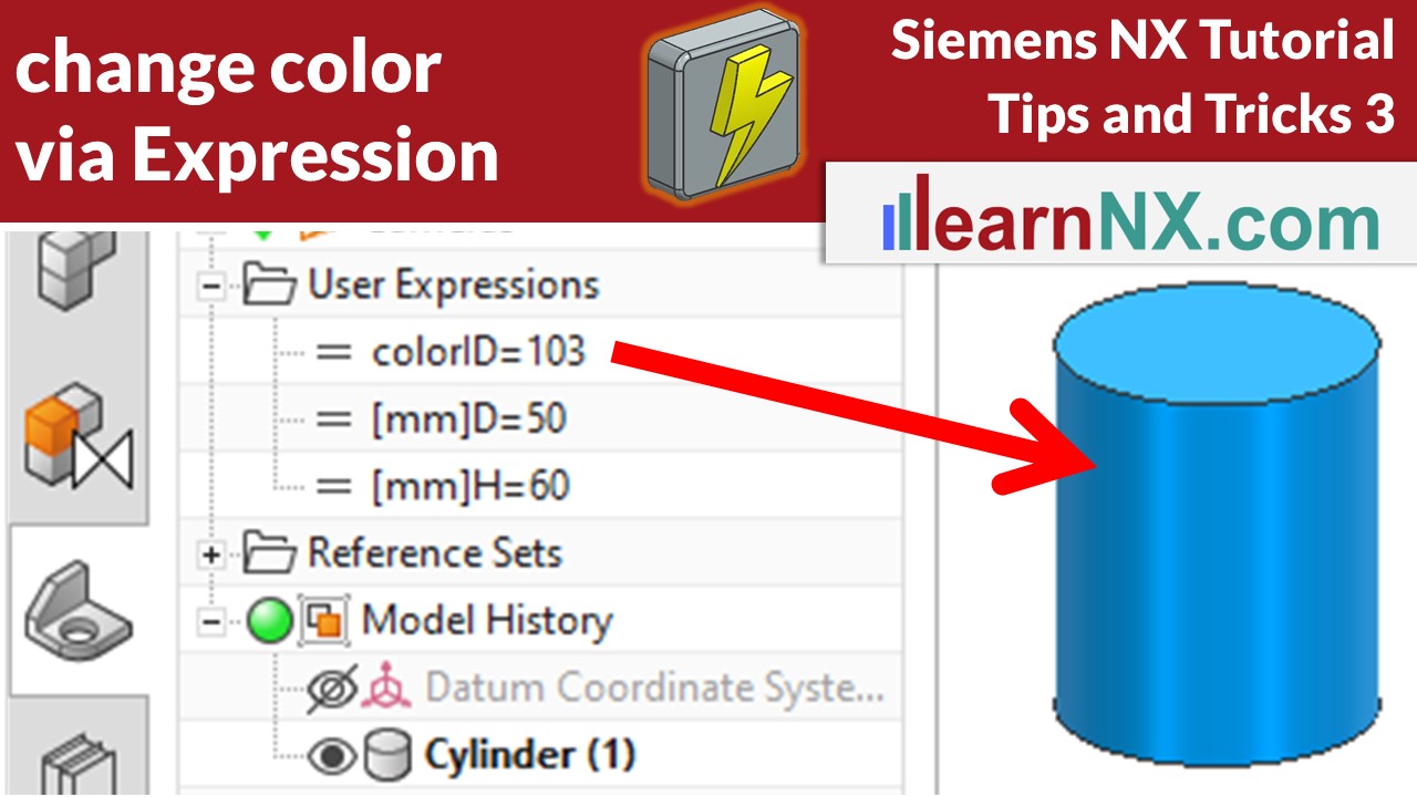 Siemens NX | Change colour via expression