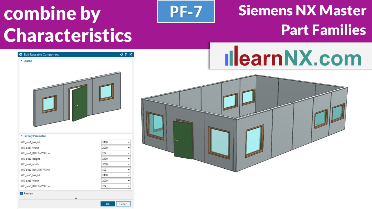 Automatic selection of parts