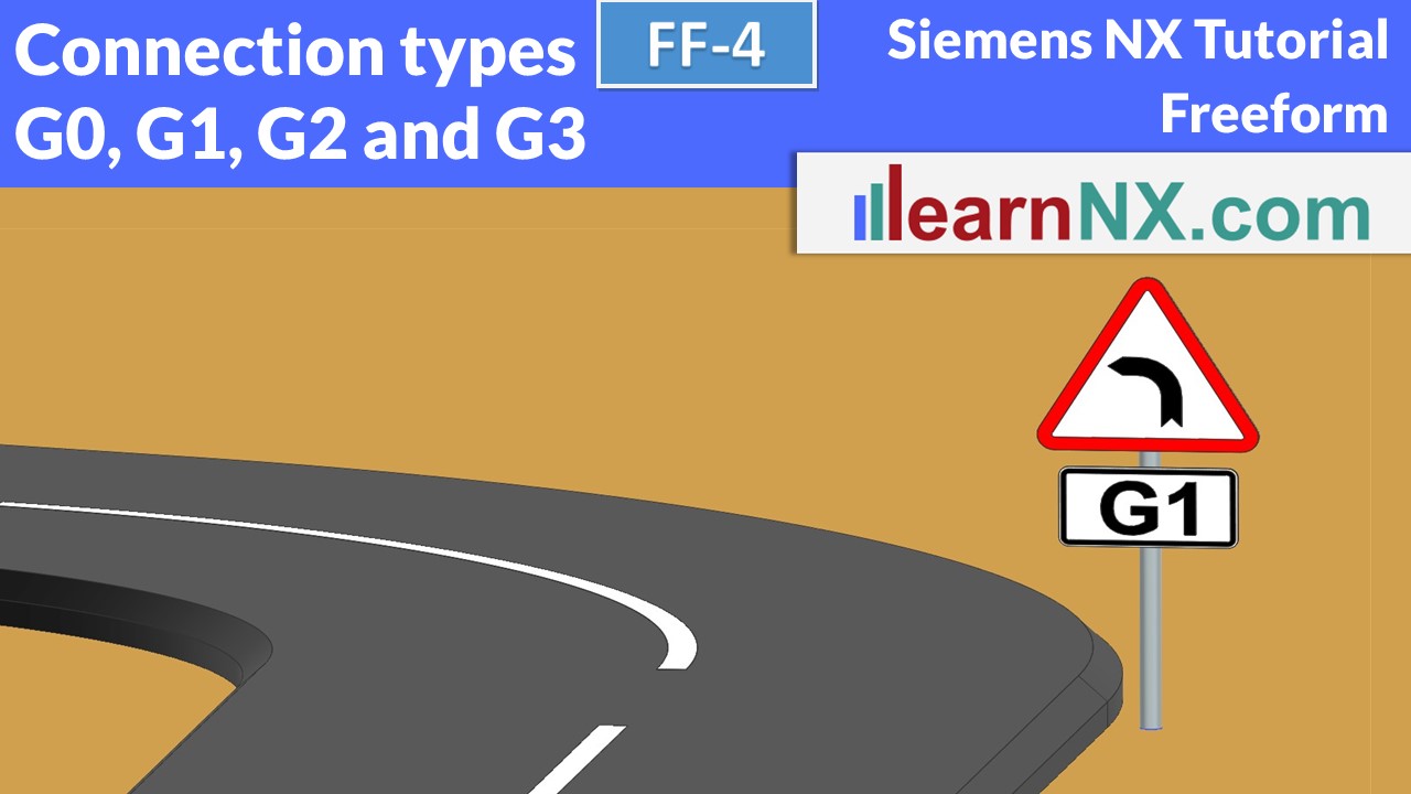 Siemens NX-Tutorial | The connection types G0, G1, G2, G3