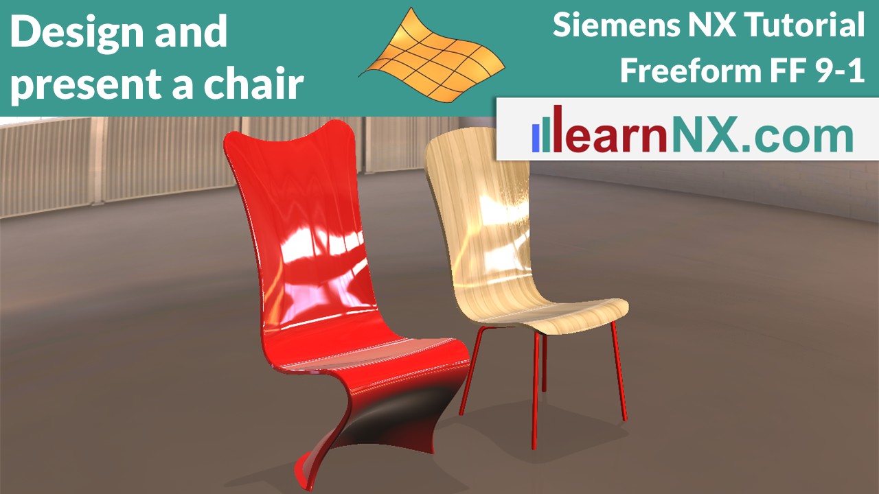 Part design of a chair | Siemens NX Tutorial