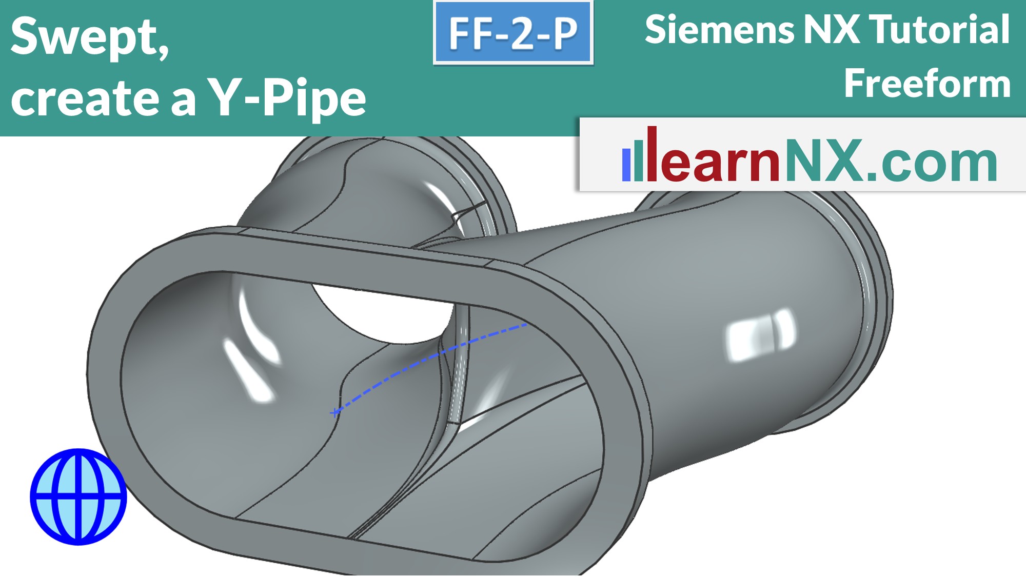 Swept, create a Y-Pipe in a few minutes