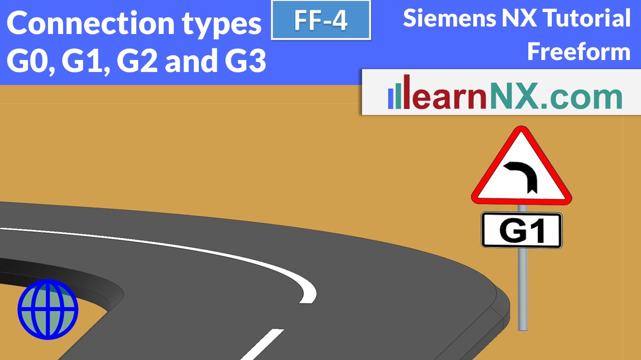 Siemens NX-Tutorial | The connection types G0, G1, G2, G3