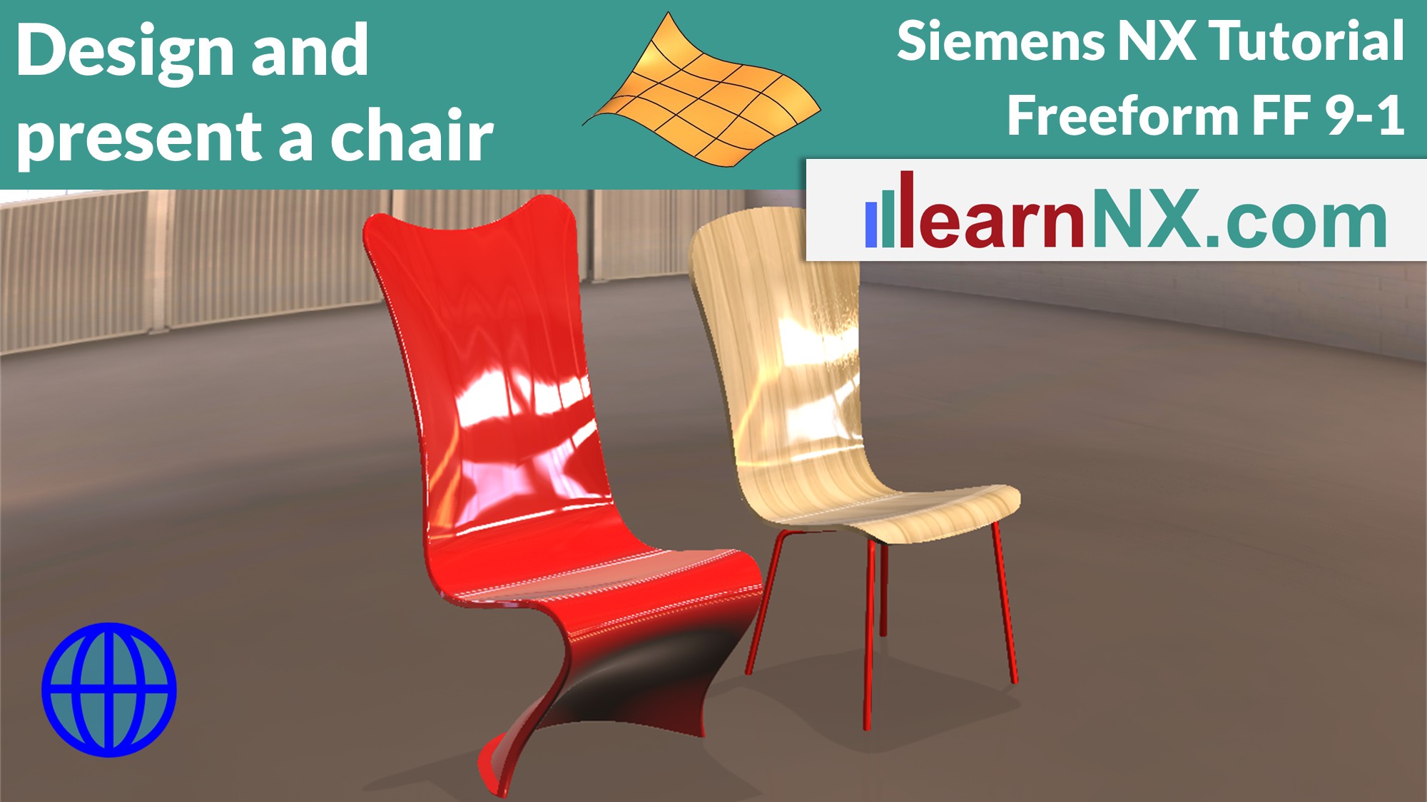Part design of a chair | Siemens NX Tutorial