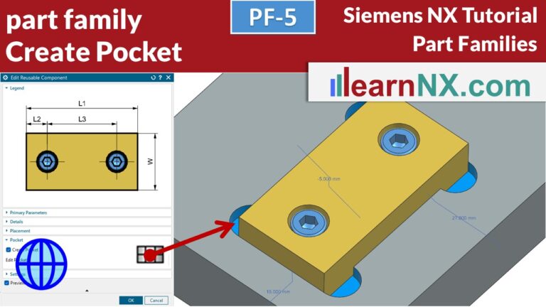 Siemens NX Modular Design – Part Families & Libraries