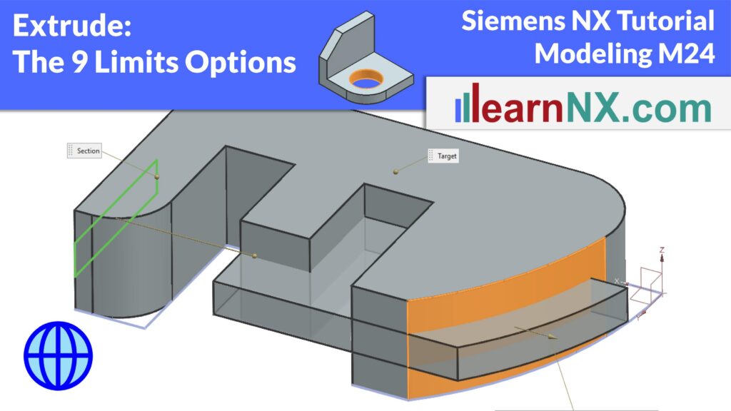 Extrude Command: All 9 Limit Options | Siemens NX Modeling